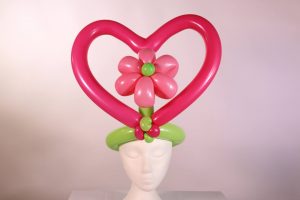 Heart and Flower Hat